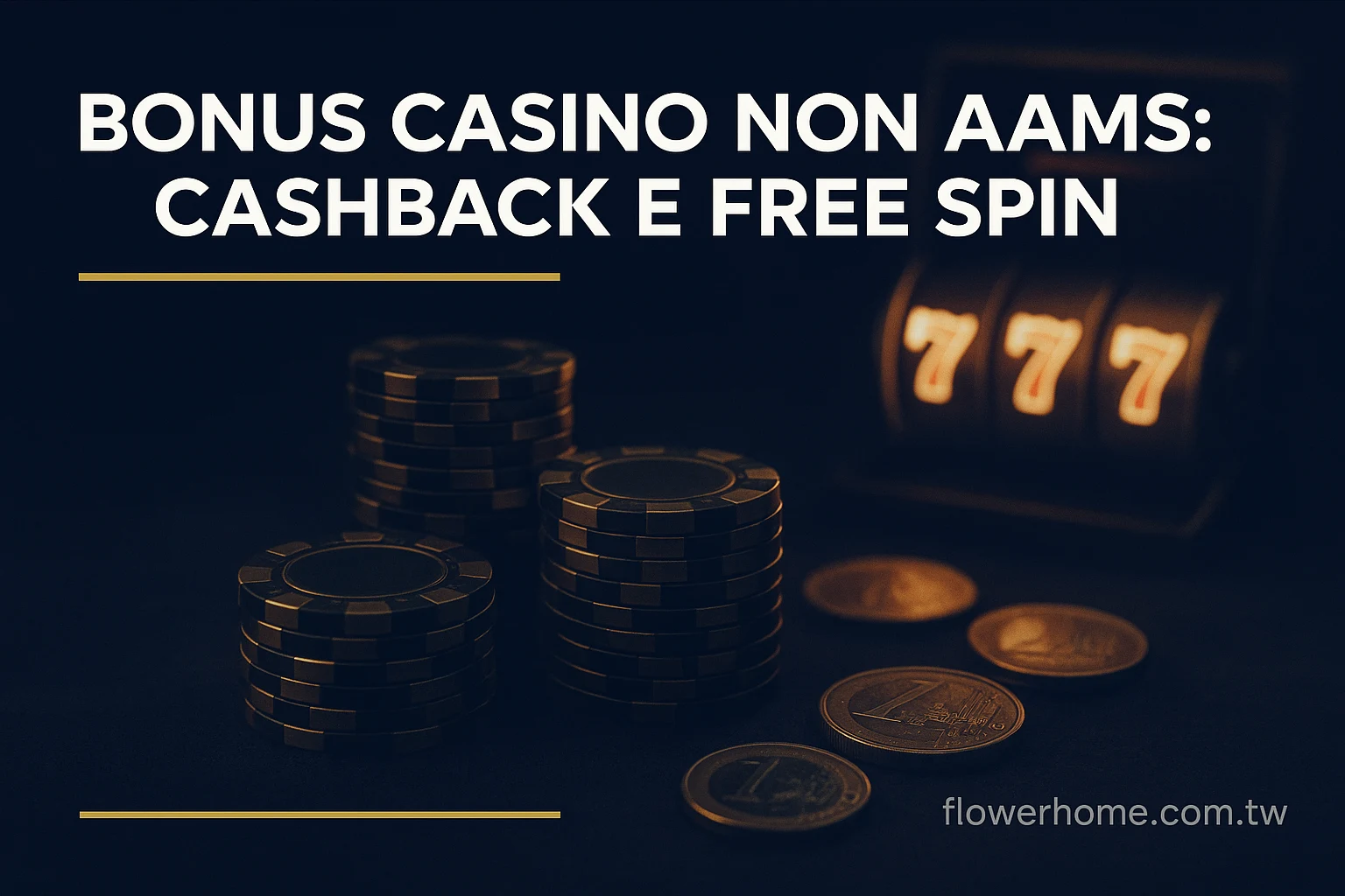 Bonus casino non AAMS: cashback senza wagering e free spin