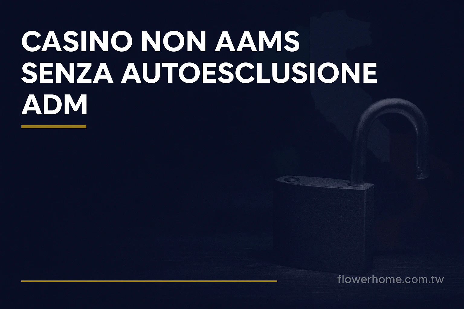 Casino non AAMS senza autoesclusione ADM italiana