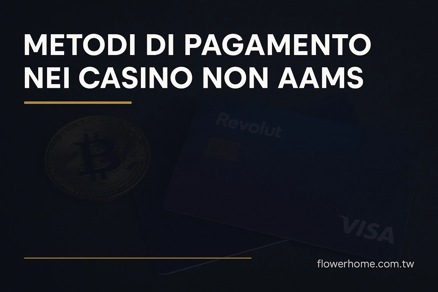 Metodi di pagamento casino non AAMS: crypto, Revolut, carte