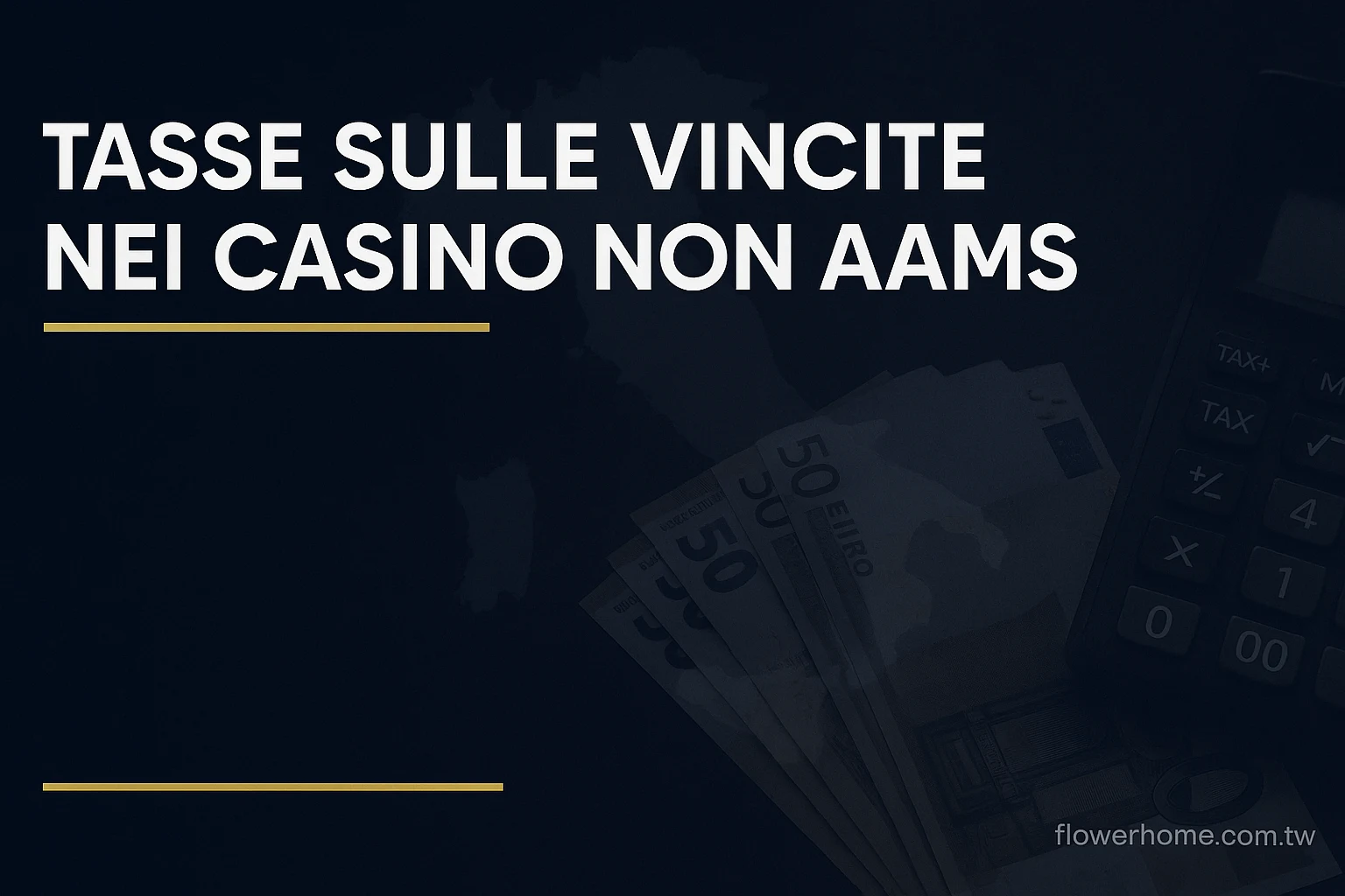 Tasse sulle vincite nei casino stranieri non AAMS in Italia